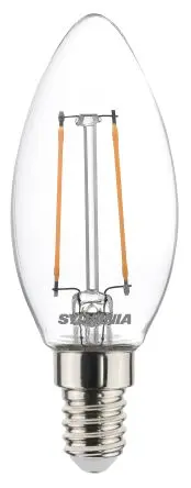 Sylvania LED-Birne Kerze 2.5 W 25 W 380 lm E14 Sockel 2700k Weiß