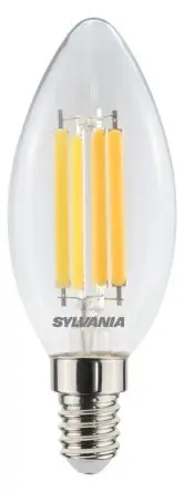 Produktfoto 1 von Sylvania ToLEDo Retro Candle LED-Birne Kerze 6 W 60 W 380 lm E14 Sockel 2700k Weiß