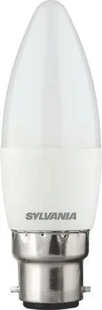 Produktfoto 1 von Sylvania LED-Birne Kerze 6.5 W 60 W 380 lm B22 Sockel 2700k Weiß