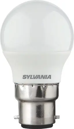 Produktfoto 1 von Sylvania LED-Birne Kugel 6.5 W 60 W 380 lm B22 Sockel 2700k Weiß