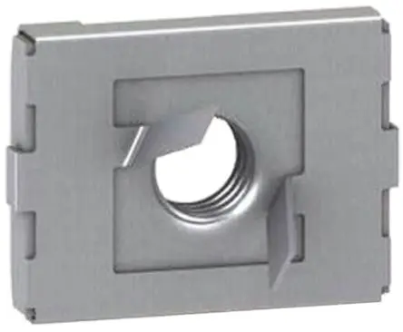 Produktfoto 1 von Schneider Electric Stahl Steckmutter Gewinde-Federplatte M6