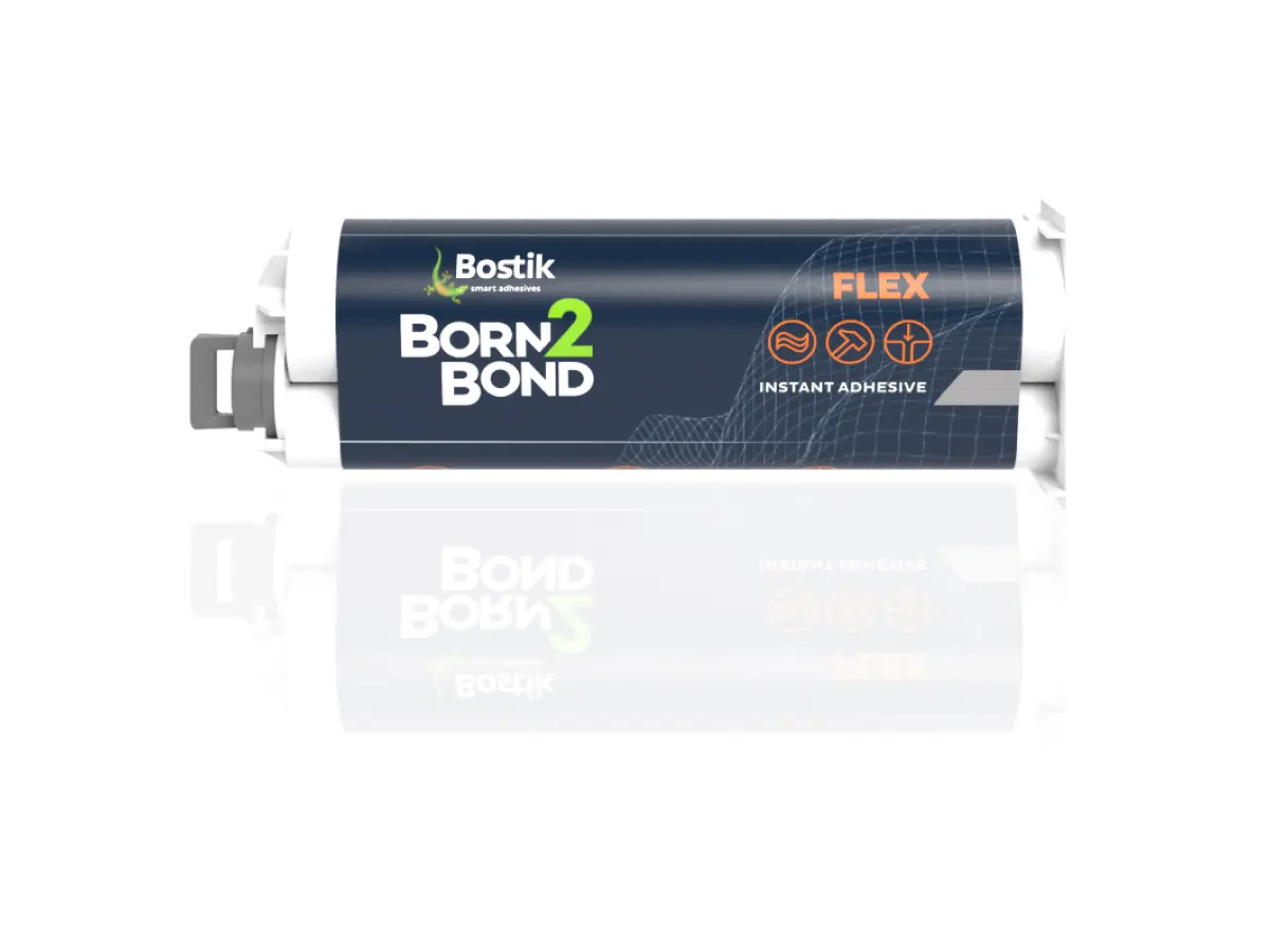 Produktfoto 1 von Bostik Born2Bond Flex Sekundenkleber Cyanacrylat Gel Klar, Spritze 50 g