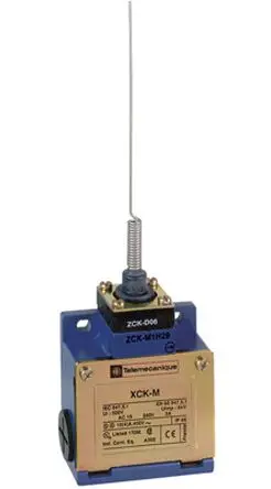 Produktfoto 1 von Telemecanique Sensors OsiSense XC Endschalter, Federstab 1 Schließer/1 Öffner, IP66, Zinklegierung 240V ac 3A
