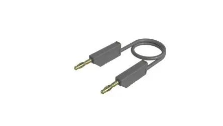 Produktfoto 1 von Hirschmann Test & Measurement Prüfspitze 32A Buchse / Stecker, Grau Polyvinylchlorid-isoliert 1 m, 60V dc