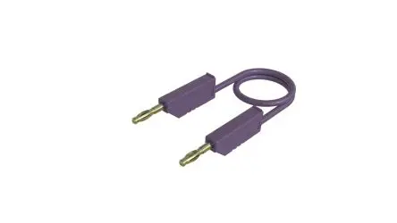 Produktfoto 1 von Hirschmann Test & Measurement Prüfspitze 32A Buchse / Stecker, Violett Polyvinylchlorid-isoliert 1 m, 60V dc