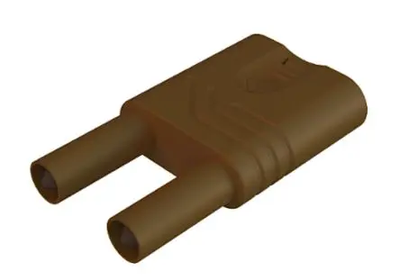 Produktfoto 1 von Hirschmann Test & Measurement 4 mm Stecker Braun Bananenstecker, Kontakt Nickel, 1kV 32A Starre Buchse 4 mm