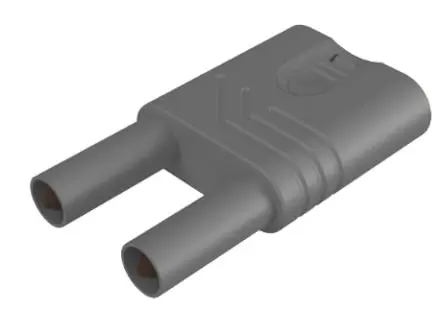 Produktfoto 1 von Hirschmann Test & Measurement 4 mm Stecker Grau Bananenstecker, Kontakt Nickel, 1kV 32A Starre Buchse 4 mm