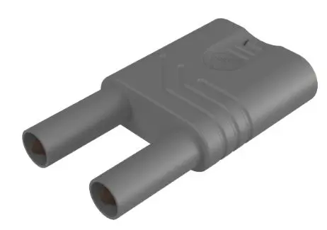 Produktfoto 1 von Hirschmann Test & Measurement 4 mm Stecker Grau Bananenstecker, Kontakt Nickel, 1000 V Starre Buchse 4 mm