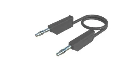 Produktfoto 1 von Hirschmann Test & Measurement Prüfspitze 32A Buchse / Stecker, Grau Polyvinylchlorid-isoliert 25 cm, 60V dc