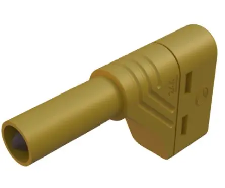 Produktfoto 1 von Hirschmann Test & Measurement 4 mm Stecker Gelb Bananenstecker, Kontakt Nickel, 1kV 24A, Schraubanschluss