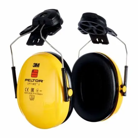 Produktfoto 1 von 3M Helm Gehörschutz, No Gelb, Schwarz