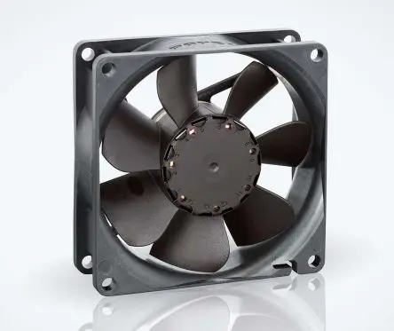 Produktfoto 1 von ebm-papst 8400 N Axiallüfter, Hülse, 24V dc / 2.8 W 120 mA, 3600 U/min, 79 m³/h IP20 80 mm 80mm 25 mm