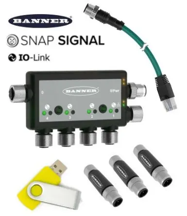 Produktfoto 1 von Banner SNAP Signal Starterkit IO-Link