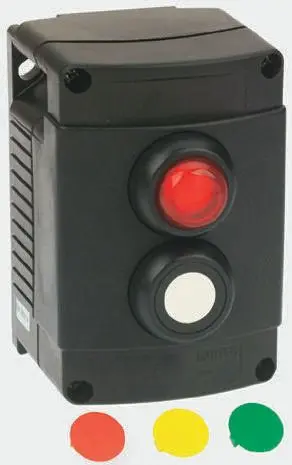 Produktfoto 1 von Bartec Drucktaste-Steuerstation Thermoplast, IP40, IP66 Ø 22 mm