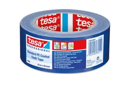 Produktfoto 1 von Tesa Tesa 4688 Tesa 4688 Gewebeband, Polyethylengewebe Blau, 0.26 mm x 50mm x 25 m PE-beschichtet