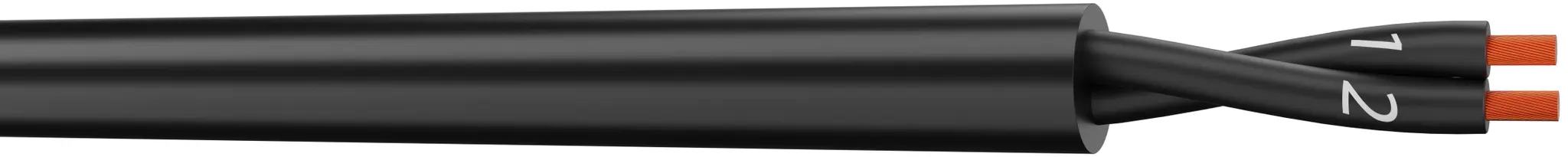 AXINDUS YY Steuerkabel, 5-adrig 1 mm² 17 AWG Ungeschirmt Schwarz, 1000 m, Polyvinylchlorid