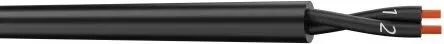 Produktfoto 1 von AXINDUS YY Steuerkabel, 5-adrig 1mm² 17 AWG Ungeschirmt Schwarz, 1000 m, Polyvinylchlorid