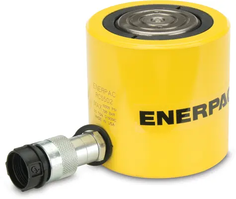 Produktfoto 1 von Enerpac Hydraulikzylinder mit geringer Höhe Einfachwirkend, eingef.L. 122 mm 50 t 60 mm