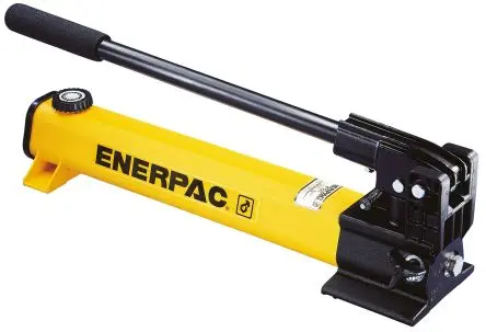 Produktfoto 1 von Enerpac Hydraulik-Handpumpe, 901 cm³ Hand, Hub 25.4 mm, 2.47 cm³ / 2.47 cm³, 38.6 kg, 700 bar max., 4.1 kg