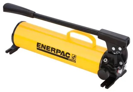Produktfoto 1 von Enerpac Hydraulik-Handpumpe, 2200 cm³ Hand, Hub 25.4 mm, 16.22 cm³ / 2.46 cm³, 47 kg, 700 bar max., 10.9 kg