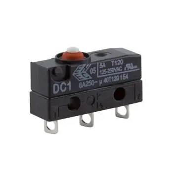 Produktfoto 1 von ZF Mikroschalter Taste-Betätiger Lot, 1-poliger Umschalter, 250 V ac, 6A IP6K7 1.96N -40 °C - 120 °C