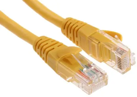 Produktfoto 1 von Decelect Cat5e Ethernet-Kabel, 5 m, Gelb Ungeschirmt Ungeschirmt, Polyvinylchlorid