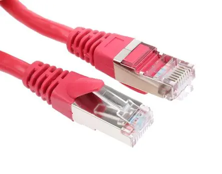 Produktfoto 1 von Decelect CR503NB2 Cat5e Ethernet-Kabel, 2 m, Rot Ungeschirmt Ungeschirmt, Polyvinylchlorid