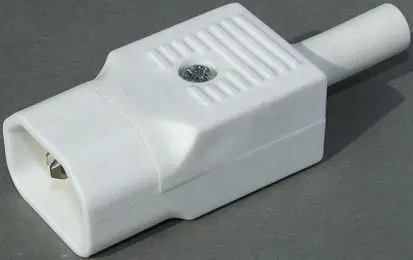 Produktfoto 1 von Bulgin PX0 IEC-Steckverbinder C14 250 V, Gerade Stecker, Kabel 10A, 2-poliger Stecker Japan