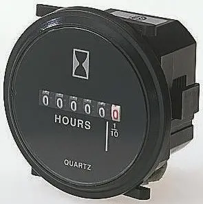 Produktfoto 1 von Kübler HR 76.2 Stundenzähler Aufwärts Zähler Analog Keine Rückstellung 6-stellig 115V ac