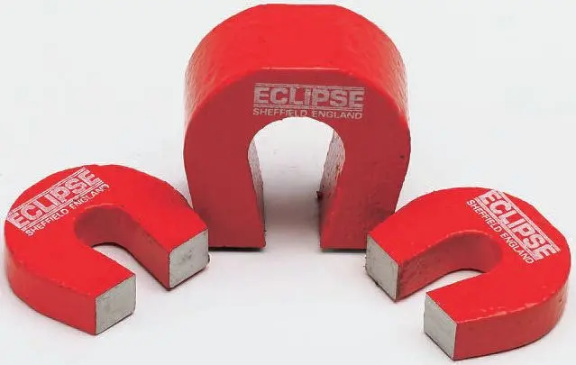 Produktfoto 1 von Eclipse Hufeisenmagnet, Ø 28.5 mm x 7.9 mm x 25.4 mm, Zugkraft 2.4 kg