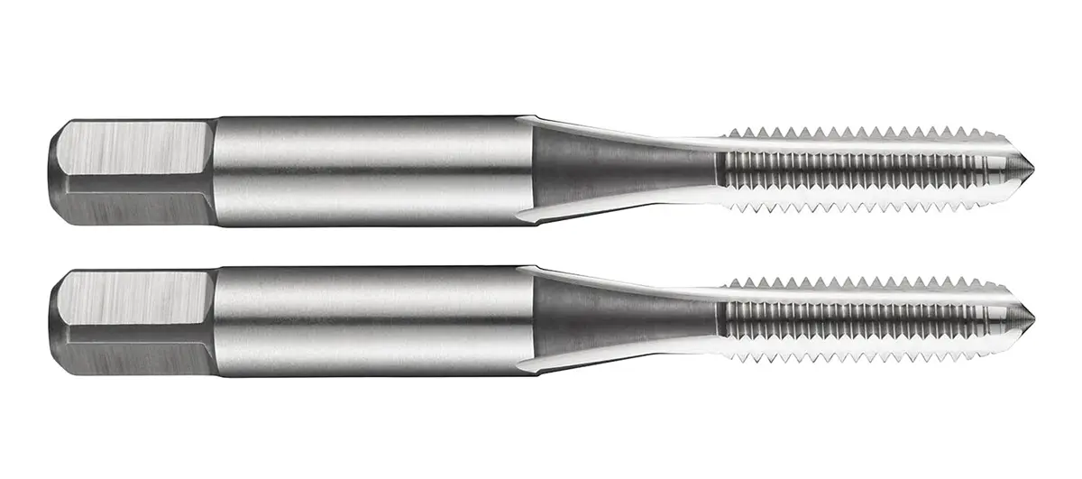 Produktfoto 1 von Dormer Gewindebohrer Satz HSS Hand, Metrisch Gerade Nut, Rechtsgewinde, 2-teilig M12