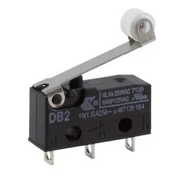 Produktfoto 1 von ZF Mikroschalter Rollenhebel-Betätiger Lötanschluss, 10,1 A @ 250 V AC, SPDT 0,93 N -40°C - +120°C