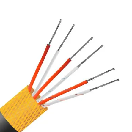 Produktfoto 1 von RS PRO Geschirmt 7 50 m Polyvinylchlorid-isoliert Widerstandsthermometer-Detektorkabel für Thermoelement Typ