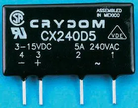 Produktfoto 1 von Sensata Crydom THT Halbleiterrelais Instant, 1-poliger Schließer 530 V eff / 5 A