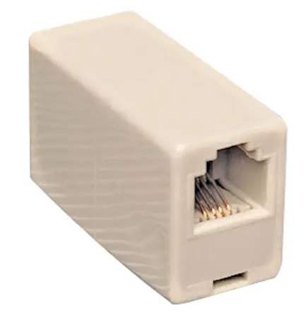 Produktfoto 1 von Decelect, TA RJ-Kupplung, RJ9, 2 -Port, Typ Ungeschirmt, Gerade, Typ Kupplung