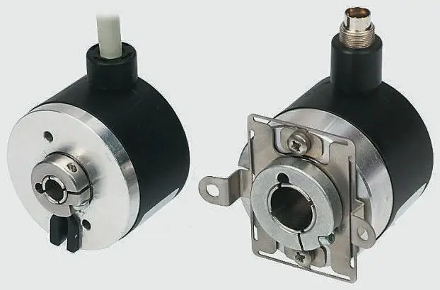 Produktfoto 1 von Baumer BHK Inkremental Drehgeber Optisch 500/U, 12000U/min, 5 V dc, RS422, TTL Hohlwelle mit Ø 12mm Schaft