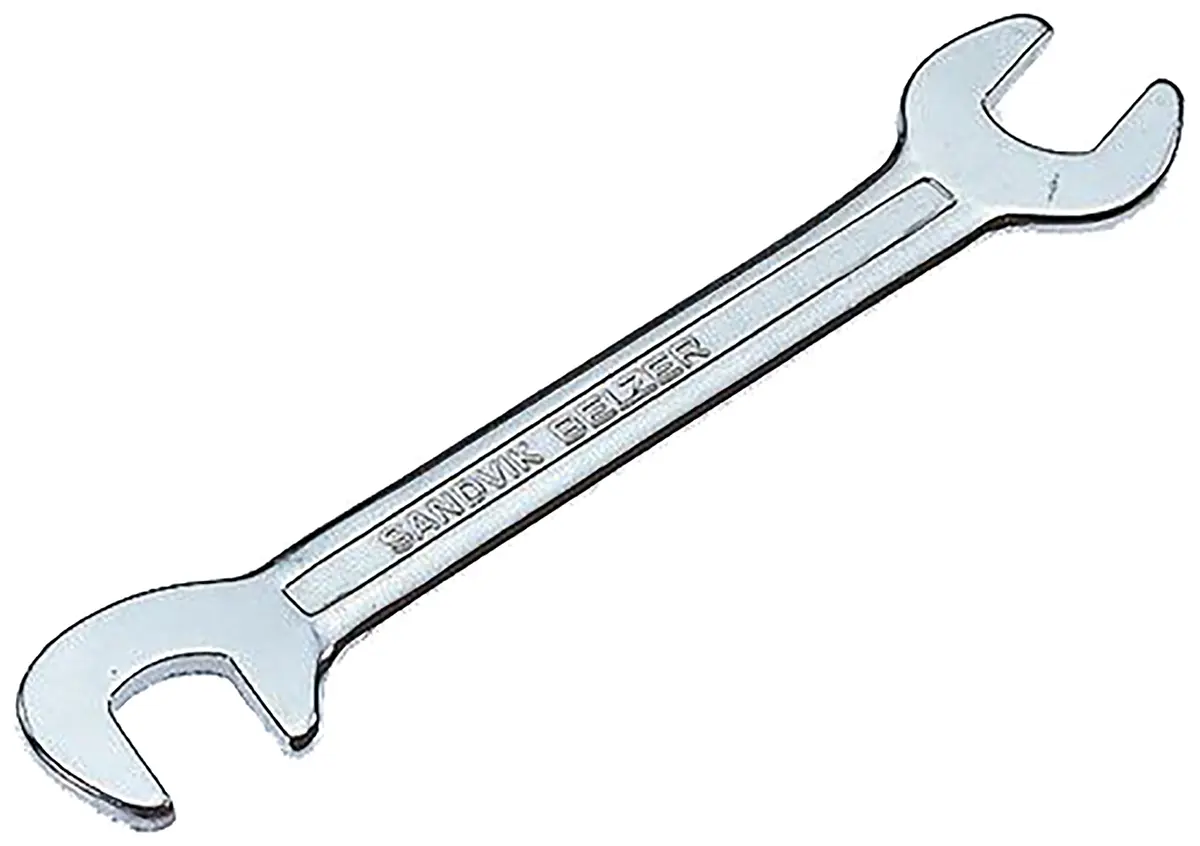 Produktfoto 1 von Bahco Doppelgabelschlüssel Metrisch Legierungsstahl Schließer (NO), Länge 90 mm