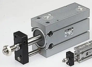Produktfoto 1 von SMC CDU Pneumatik-Kompaktzylinder 25 mm Doppeltwirkend, Bohrung Ø 32 mm, bis 0.7 Mpa