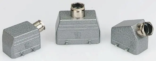 Produktfoto 1 von TE Connectivity HE Kappe für robusten Stromversorgungsstecker 2 Hebel 2 6 Steckverbinderkappe, IP65