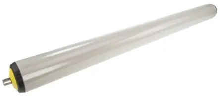Produktfoto 1 von Interroll Kunststoff, Rund Transportrolle Ø 40 mm x 500 mm, Federbelastet Spindel 8 mm 40 N, Edelstahl 526mm