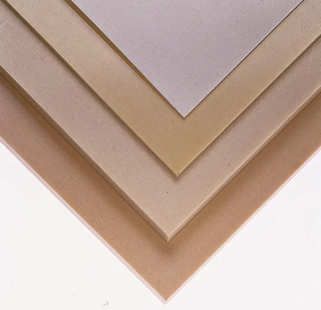 Produktfoto 1 von Tufnol Baumwollgewebe, Epoxidharz-Laminatplatte Synthetisches harzgebundenes Gewebe Kunststoffplatte, Beige, 20 mm x 285