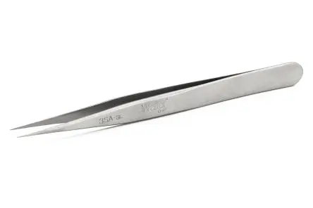 Produktfoto 1 von Weller Erem Edelstahl Pinzette, 4.7Zoll, Spitze Gerade Antimagnetisch 1-teilig