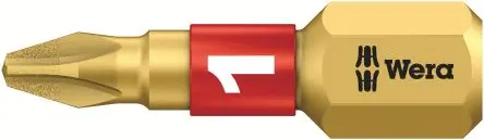 Produktfoto 1 von Wera 25 mm PH1 Schraubbit Diamant-Spitze, 1-teilig