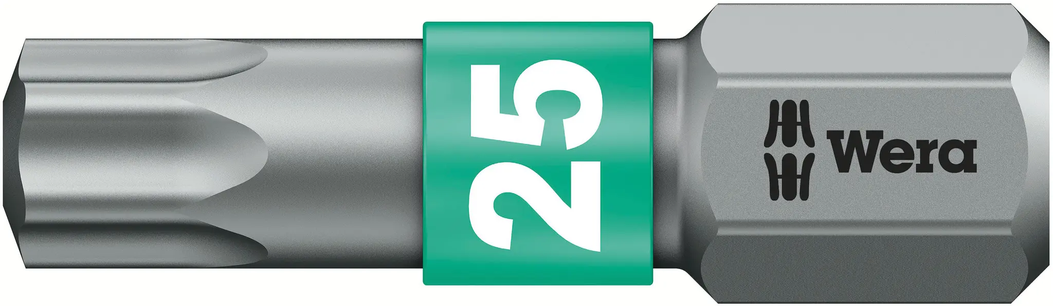 Produktfoto 1 von Wera 6.35 mm T25 Schraubbit, Sechskant, 1-teilig, 25 mm
