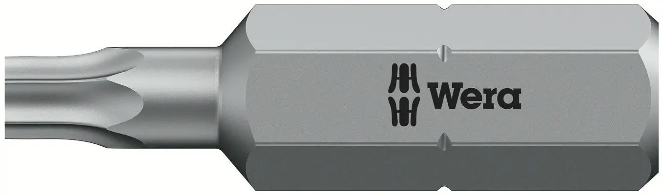Wera 6.35 mm T15 Schraubbit, Sechskant, 1-teilig, 25 mm