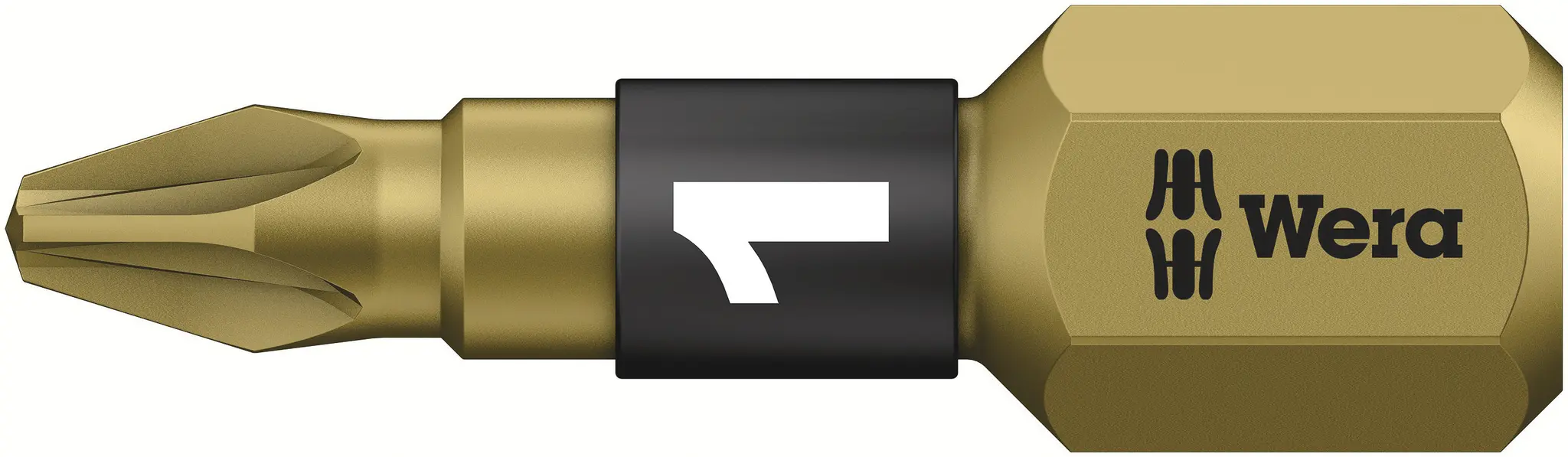 Produktfoto 1 von Wera 1/4"inch PZ1 Schraubbit, Sechskant, 10-teilig, 25 mm