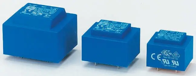 Block Printtrafo, Trafo 115 V ac, 230 V ac / 24 V ac 2  Ausg. 2.3 VA 32.3 mm x 27.3 mm x 34 mm 0.11 kg Stift