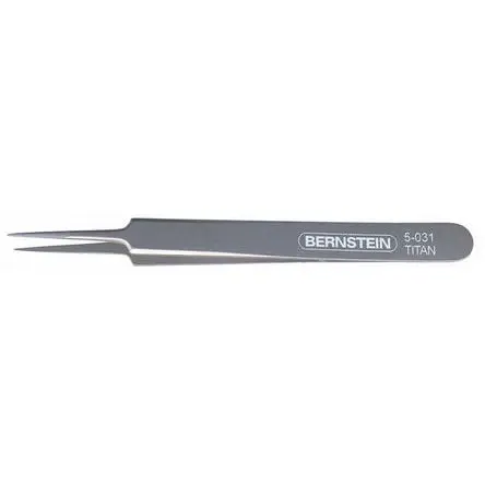 Produktfoto 1 von Bernstein Edelstahl Pinzette, 110mm, Spitze Spitz Antimagnetisch ESD-Sicherheit
