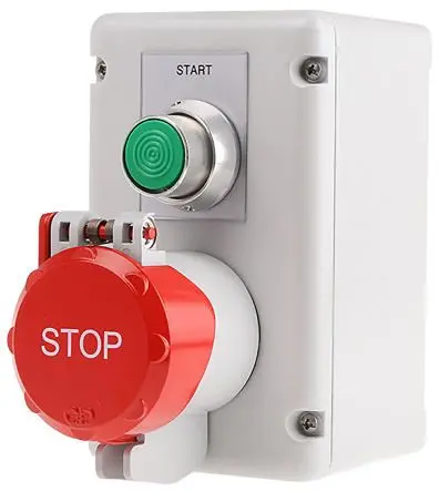 Produktfoto 1 von Craig & Derricott i-push Drucktaste-Steuerstation 1-poliger Umschalter Grün, Rot Aluminiumdruckguss, IP65 Kunststoff