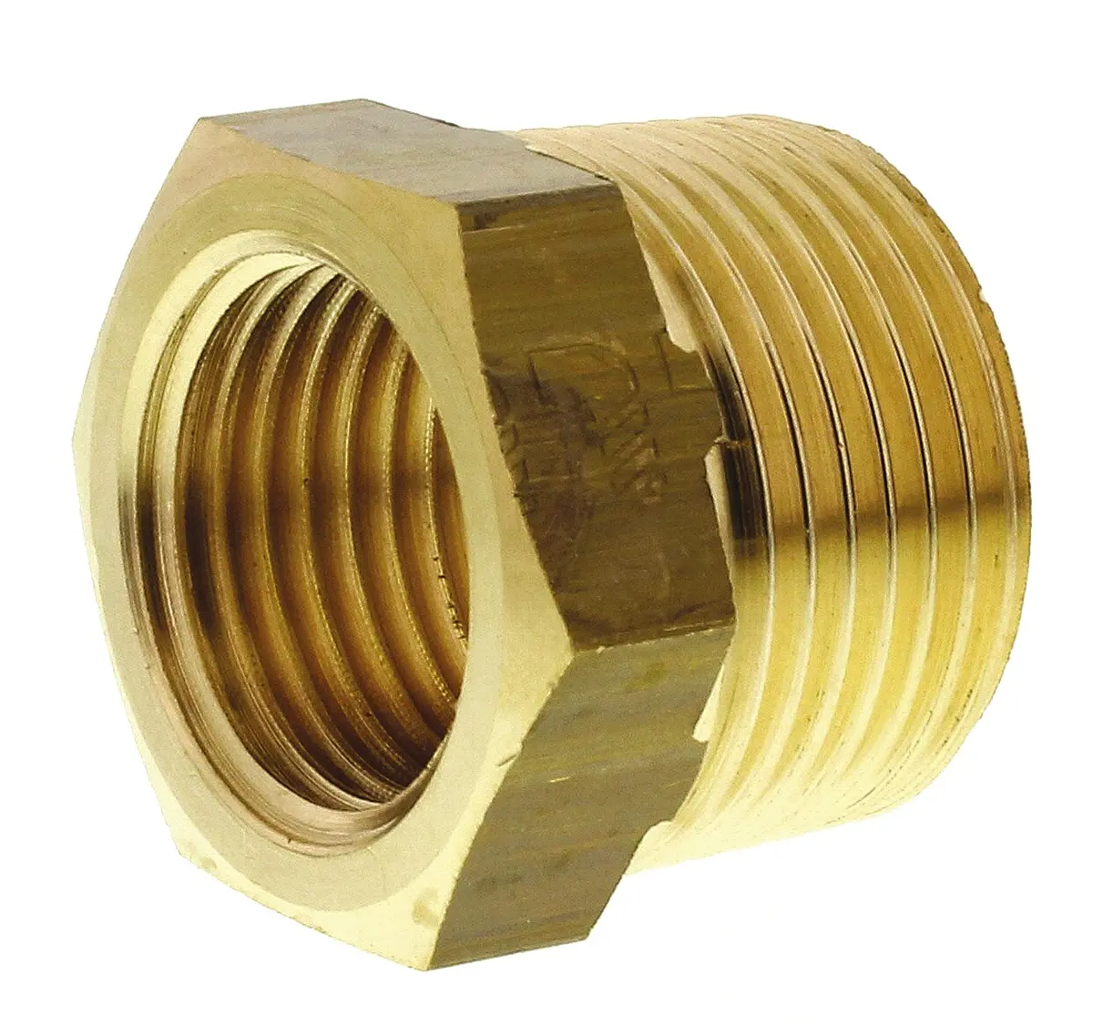 Produktfoto 1 von Legris Pneumatik-Fitting Messing-Rohrfitting Reduzierstück R Mit Gewinde Mit Gewinde 3/4 in Stecker Buchse Messing G 1/2